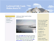Tablet Screenshot of lockwoodfollyrental.com